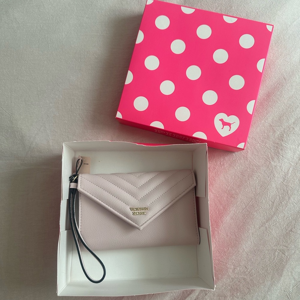 Victoria’s Secret baby pink Wristlet